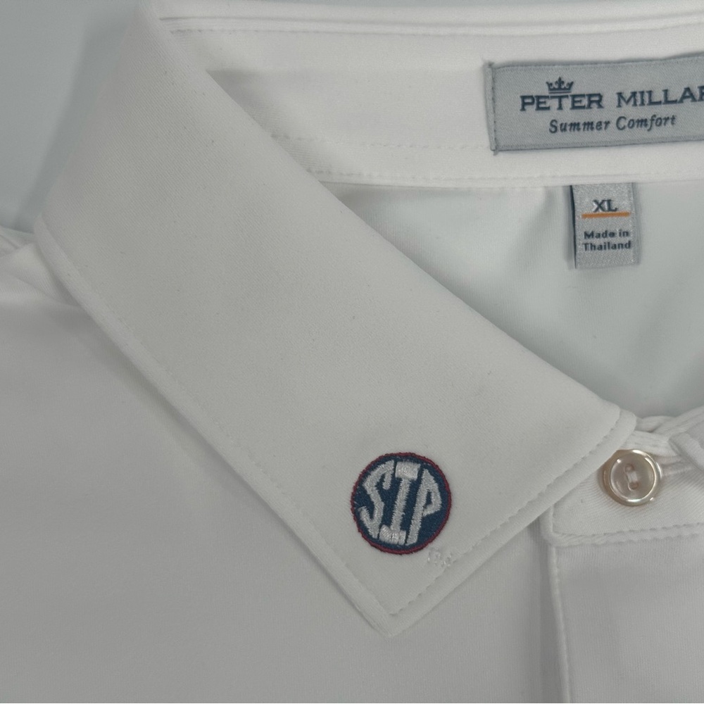 OLEMISSTEXAN EXCLUSIVE: SIP EMBROIDERED COLLAR! Peter Millar Ole Miss - NWT - XL